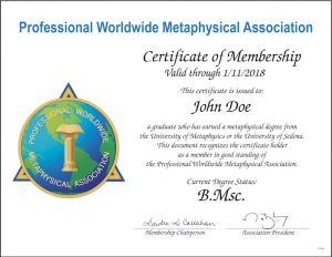 professional-worldwide-metaphysical association-certificate